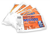Мешки для мусора, 120 л.,10 шт.
Основные характеристики:
Количество в упаковке: 10.
Толщина пакета: 45 мкм.
Объём:	120 л.
Описание.
Мешки для мусора предназначены для сбора, хранения и утилизации бытового мусора.
Прекрасный эконом-вариант для использовани