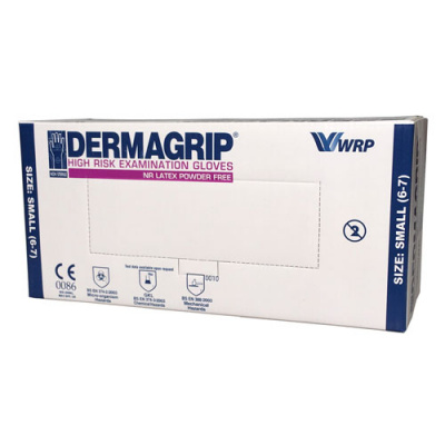 Перчатки DERMAGRIP HIGH RISK (латексные)1