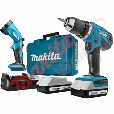 Дрель-шуруповерт аккумуляторная, Makita, DF457DWLE (18 В)
Аккумуляторный шуруповерт MAKITA DF457DWLE - новый литий-ионный шуруповерт высокого класса для различных видов работ строительно-ремонтного, монтажного и др. назначения.
Удобный эргономический диза